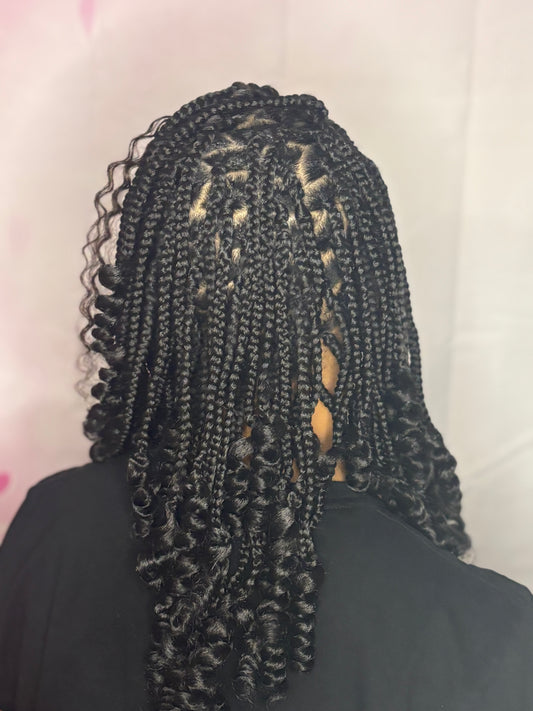 Small Knotless Braids