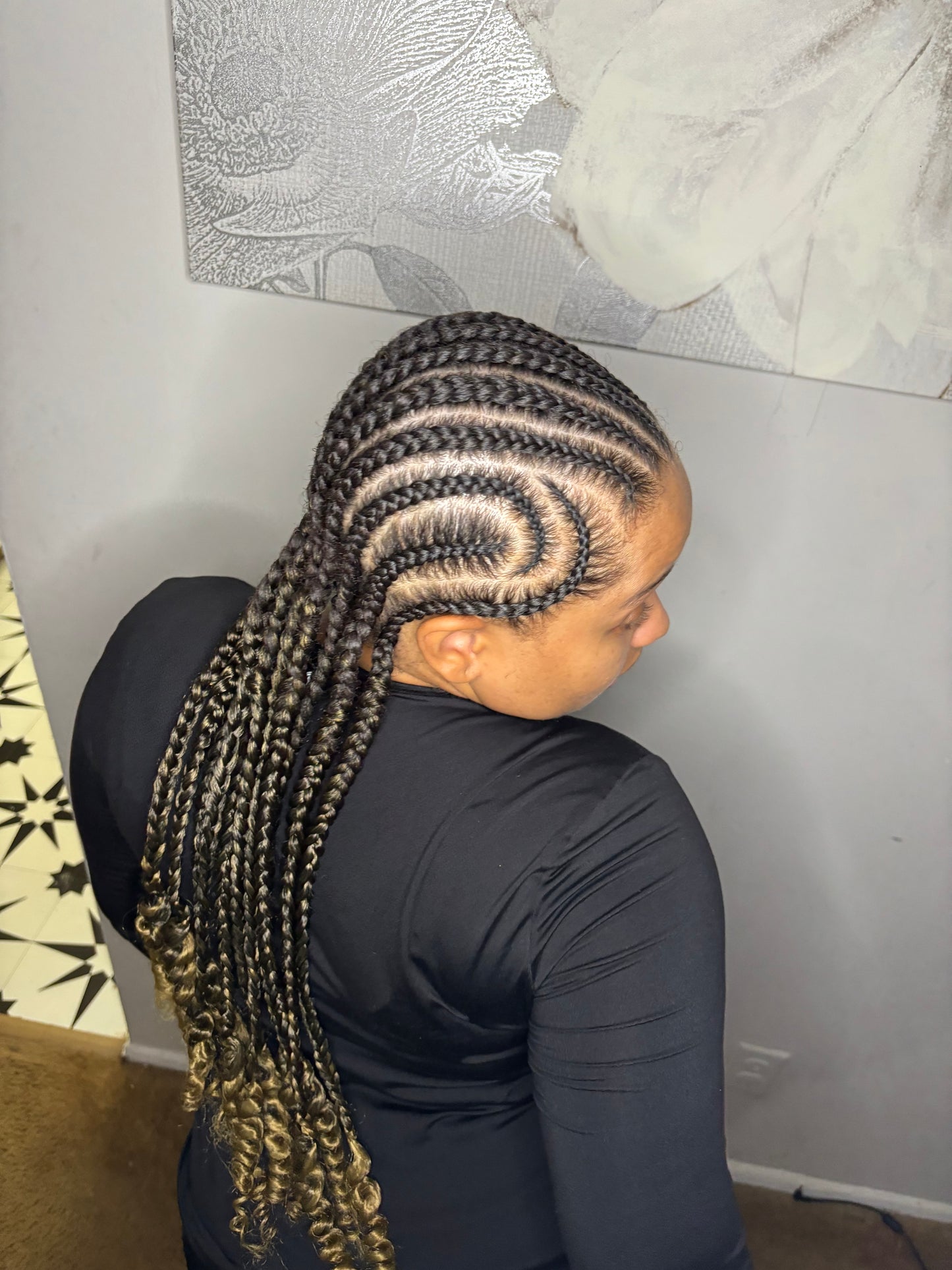 Feed-in (stitch braids)